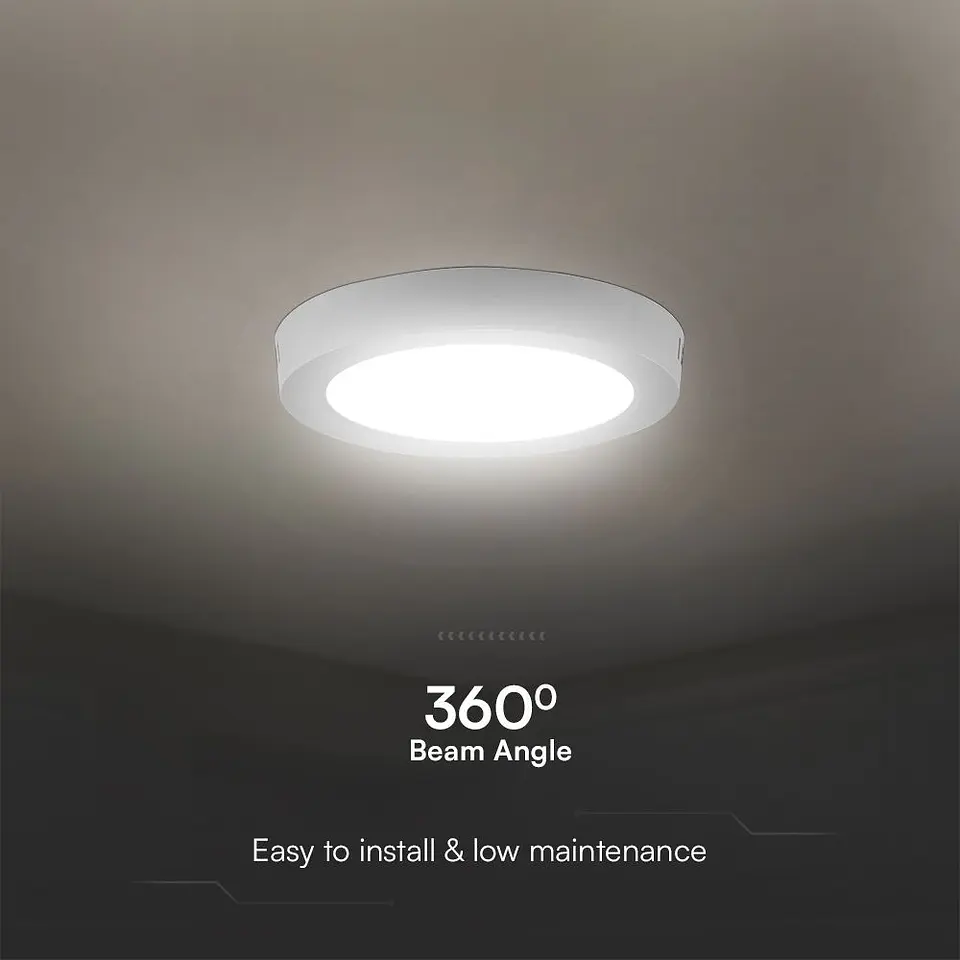 Downlight saliente redondo chip Samsung 6W 6500K V-TAC 3