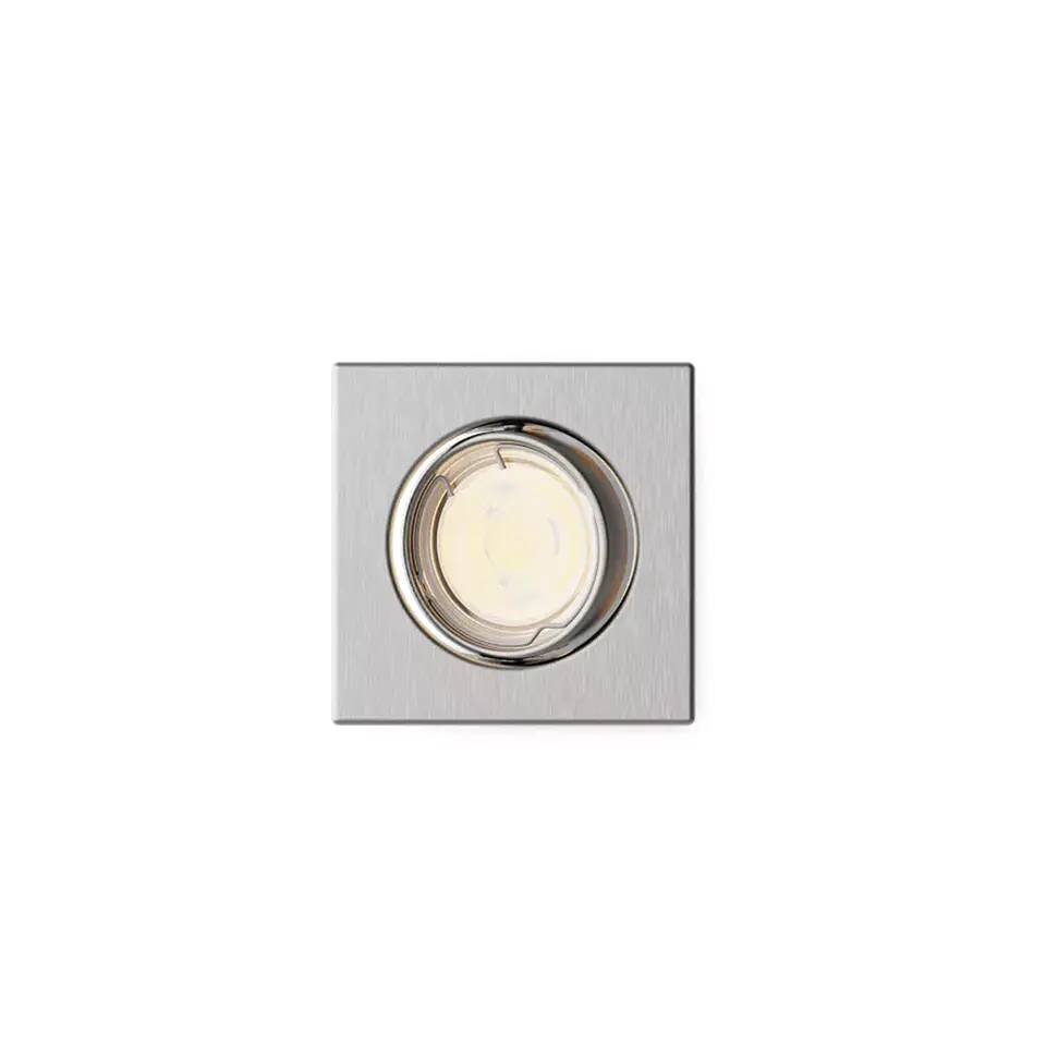 Square Recessed Trim Peridot GU10 Nickel Philips 1