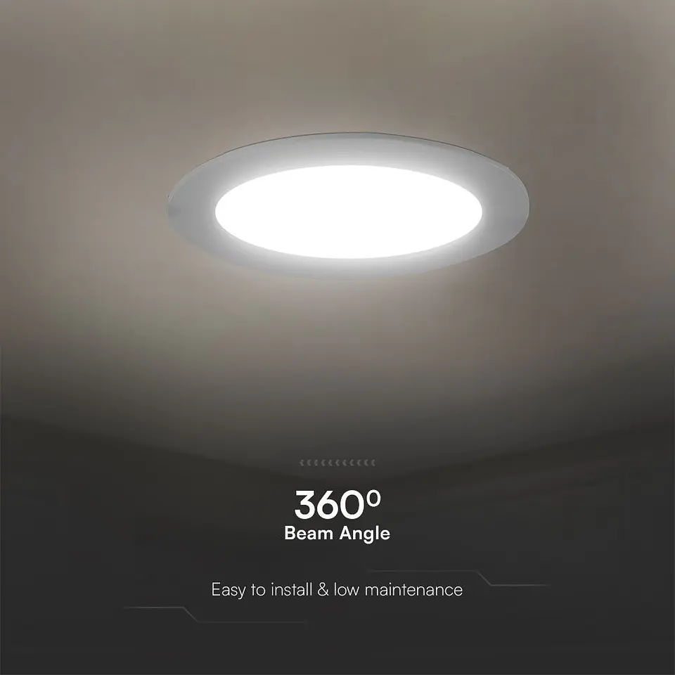 Round Recessed Downlight 12W 3000K Samsung chip V-TAC 3
