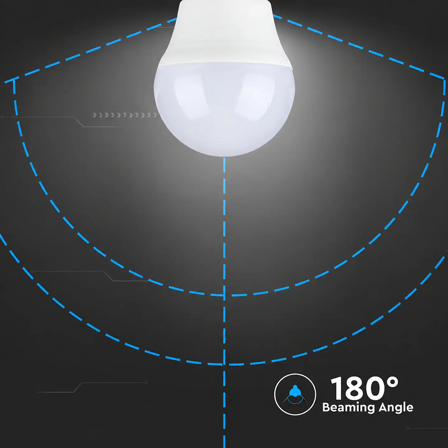 Bombilla LED 5,5W 4000K P45 E27 V-TAC 2