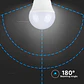 Bombilla LED 5,5W 4000K P45 E27 V-TAC - Miniatura 2