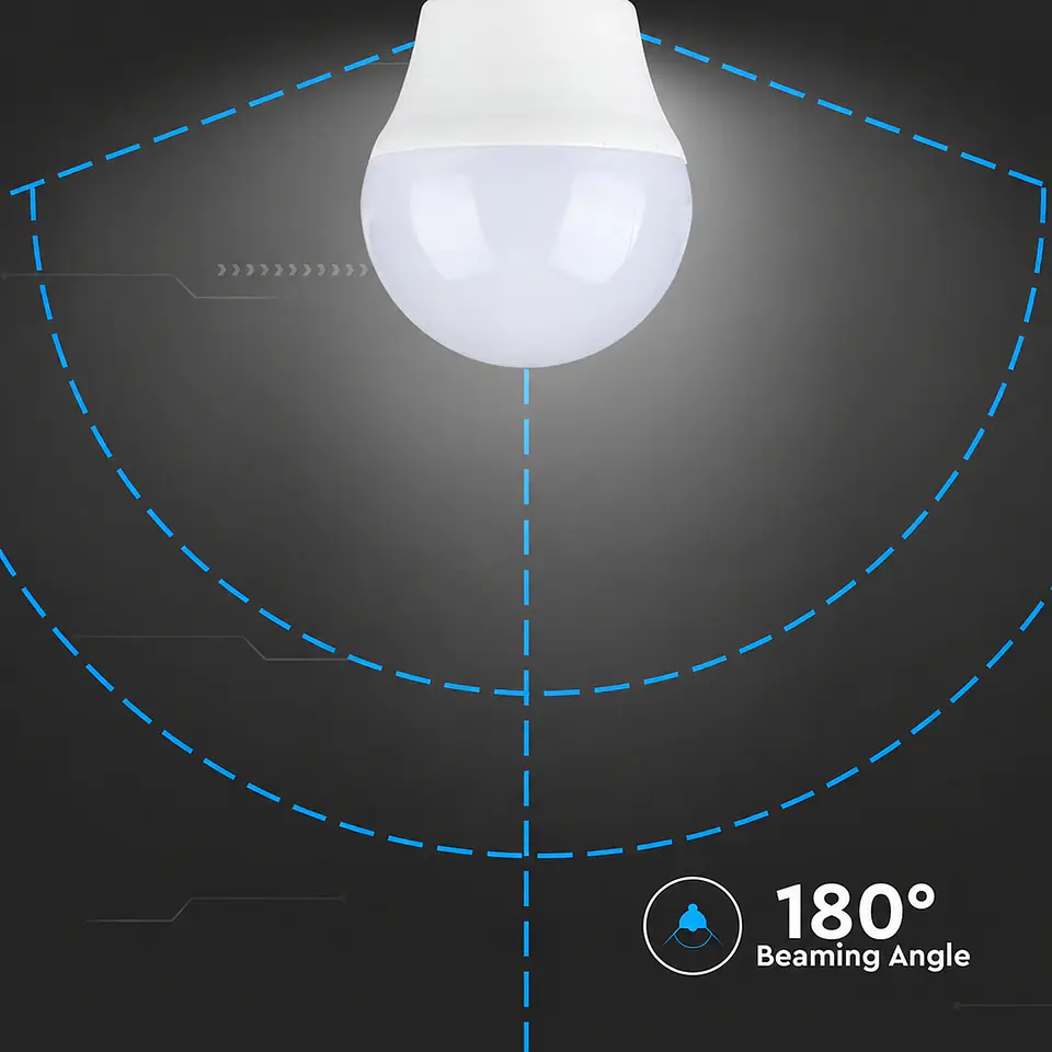 Bombilla LED 5,5W 4000K P45 E27 V-TAC 2