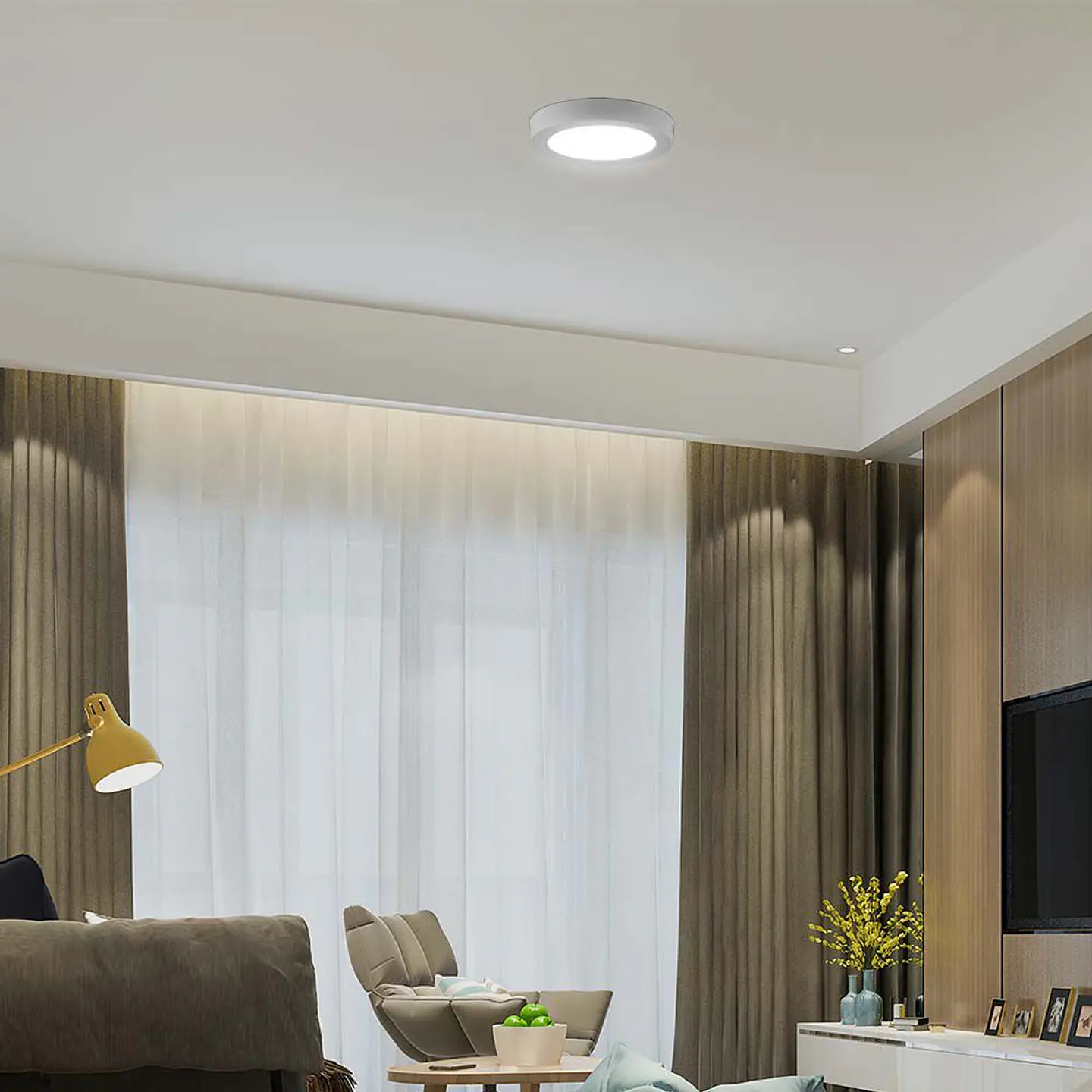 Downlight de superficie redondo chip Samsung 12W 6500K V-TAC 4