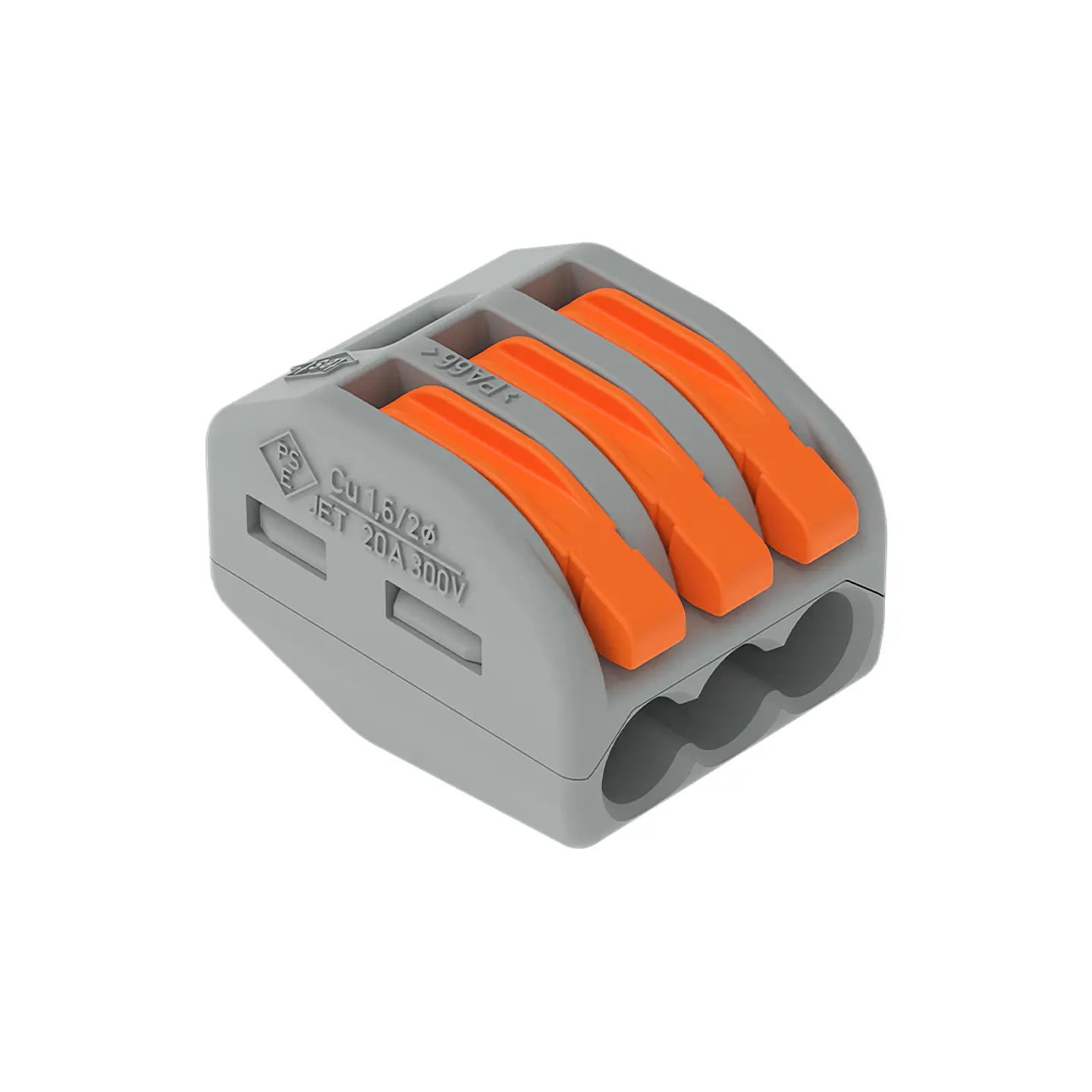 Ligador WAGO 222-413 3 ligações Wago 1
