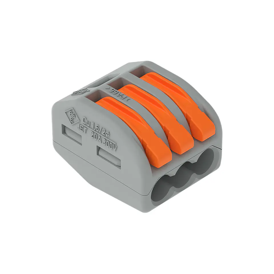 Ligador WAGO 222-413 3 ligações Wago 1