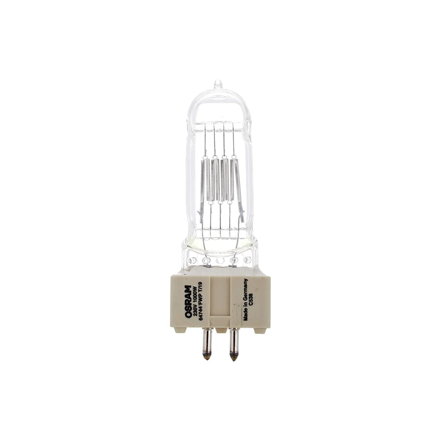 Bombilla de halógeno 64744 T/19 1000W 240V GX9.5 OSRAM 1