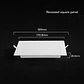 Downlight de encastrar quadrado 12W 3CCT chip CREE V-TAC - Thumbnail 2