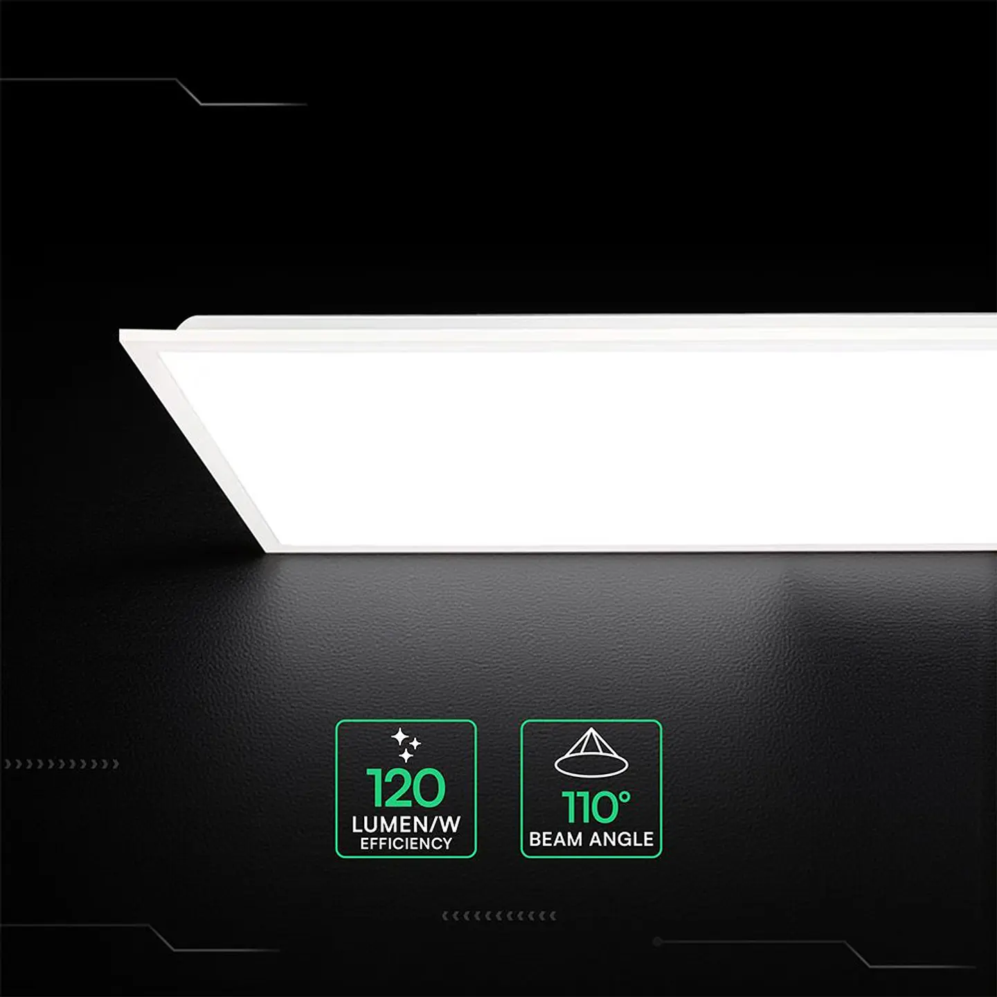 Painel LED chip CREE 40W 4000K 120LM/W 1200X300mm V-TAC 3