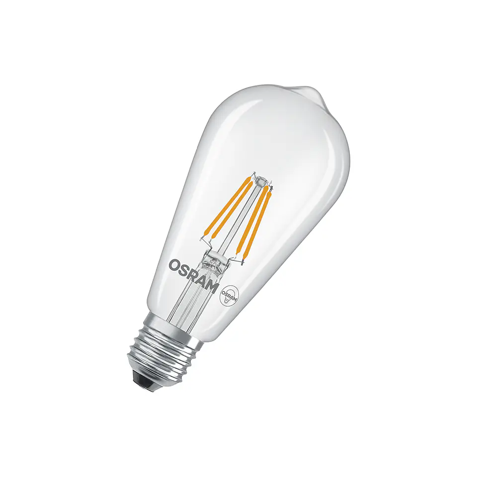 Lâmpada LED Star Classic Edison ST64 40 Filamento 3,4W 827 CL E27 Ledvance 1