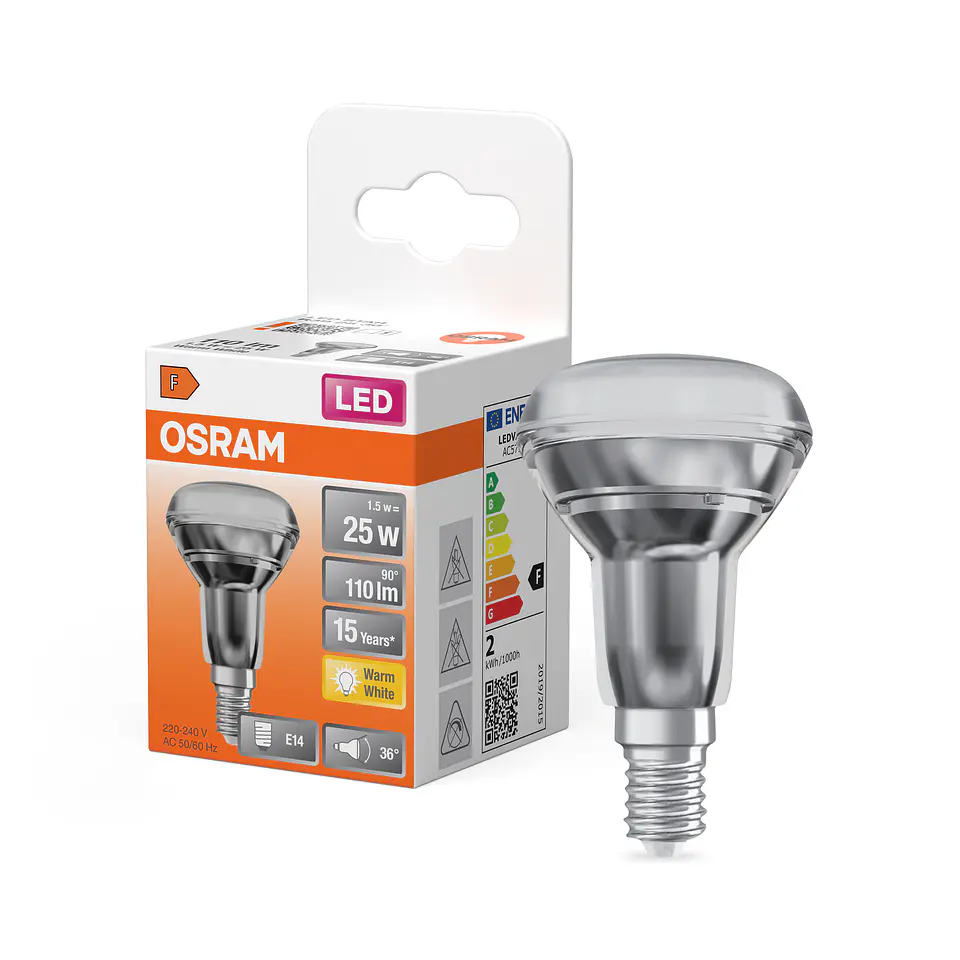 LED STAR R39 25 36 Â° 1,5W/2700K E14 LEDVANCE 1