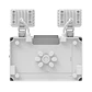 Luminaria de Emergencia EM TWIN SPOT 3W 3H IP65 6500K Ledvance - Miniatura 5
