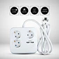 Regleta cuadrada de 3 tomas con 2 puertos USB 3G1,5mm² x 1,4 m V-TAC - Miniatura 5
