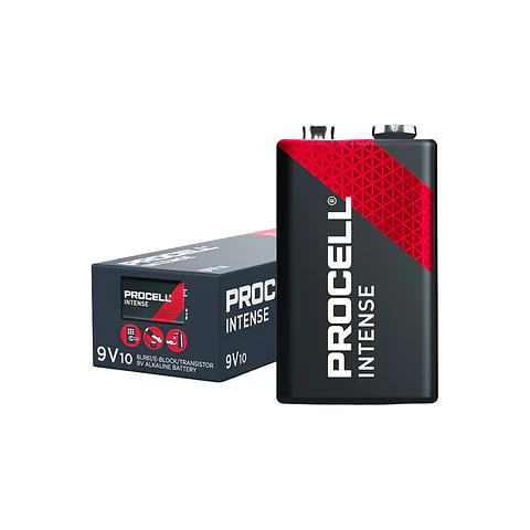Pilhas Alcalinas 6LR61 9V (Pack 10) Duracell