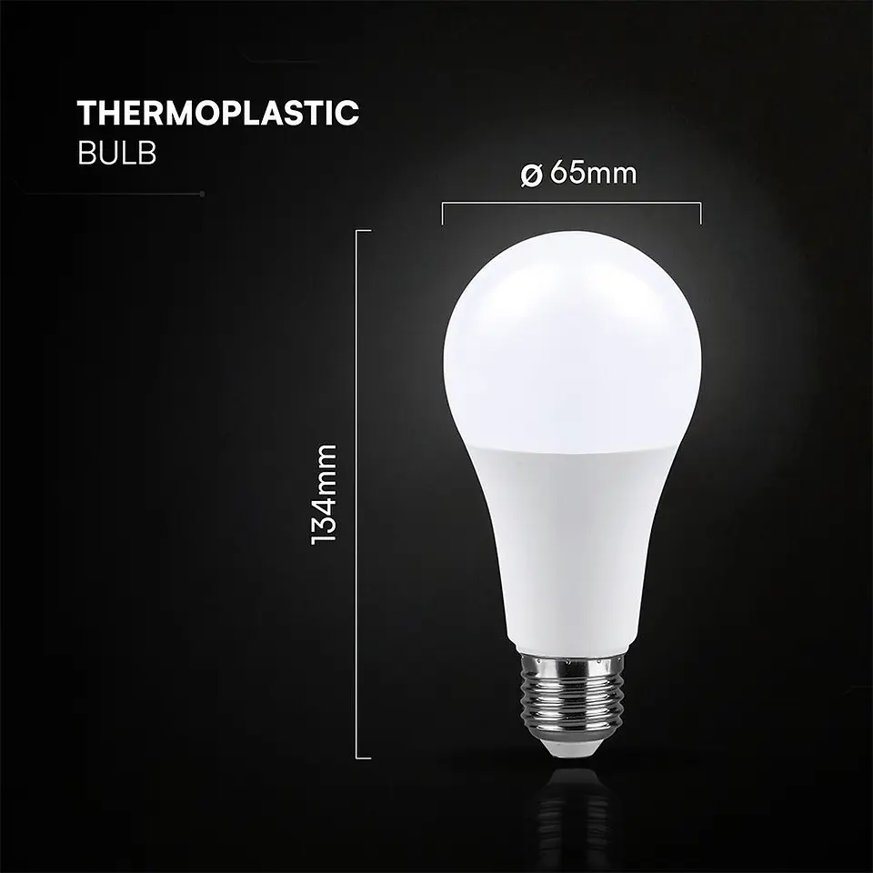 LED lamp CREE Chip 17W A65 6500K E27 V-TAC 2