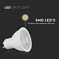 Lâmpada LED 6W 4000K 110° GU10 V-TAC - Thumbnail 3