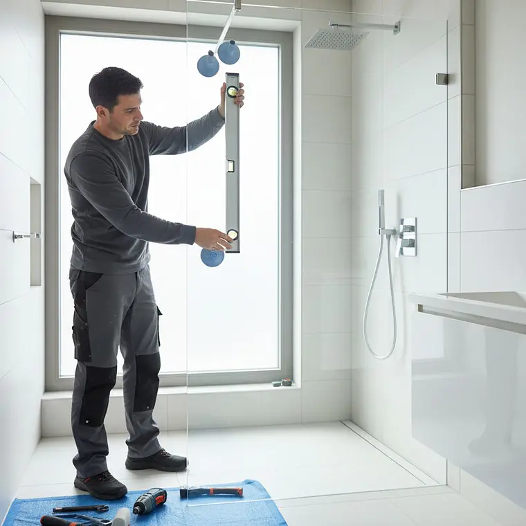 Instalación de Mampara o Shower door 1