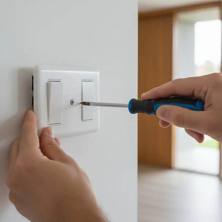 Recambio de placas de enchufes o interruptores 1