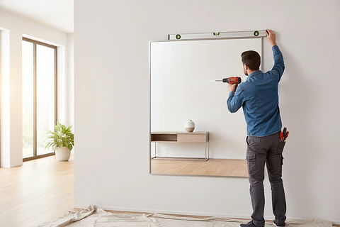 Instalación de cuadros o decoración en Muros