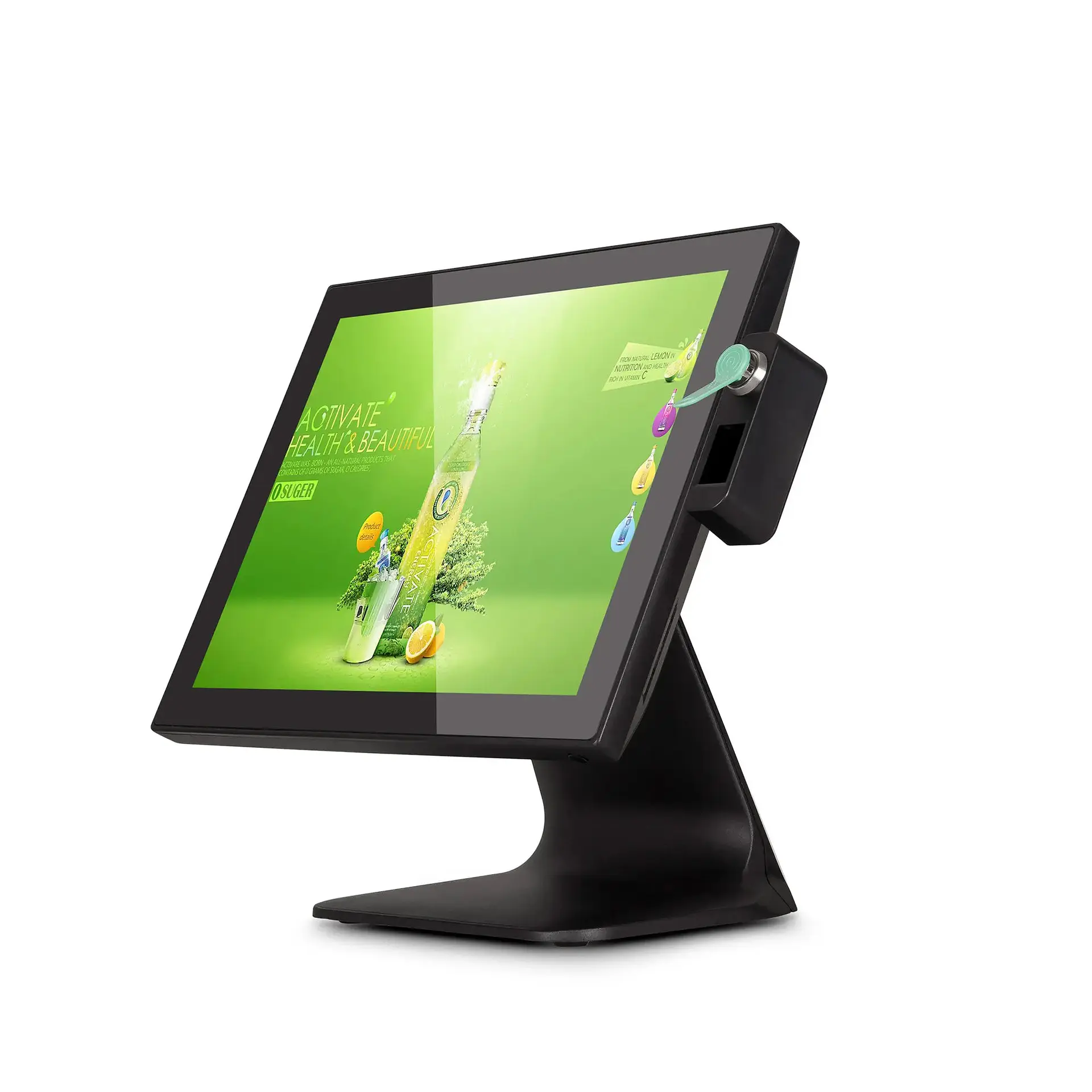 POS One 7070 Genepos | 15″ Touch Celeron J1900 4GB 120GB SSD WiFi BT 1