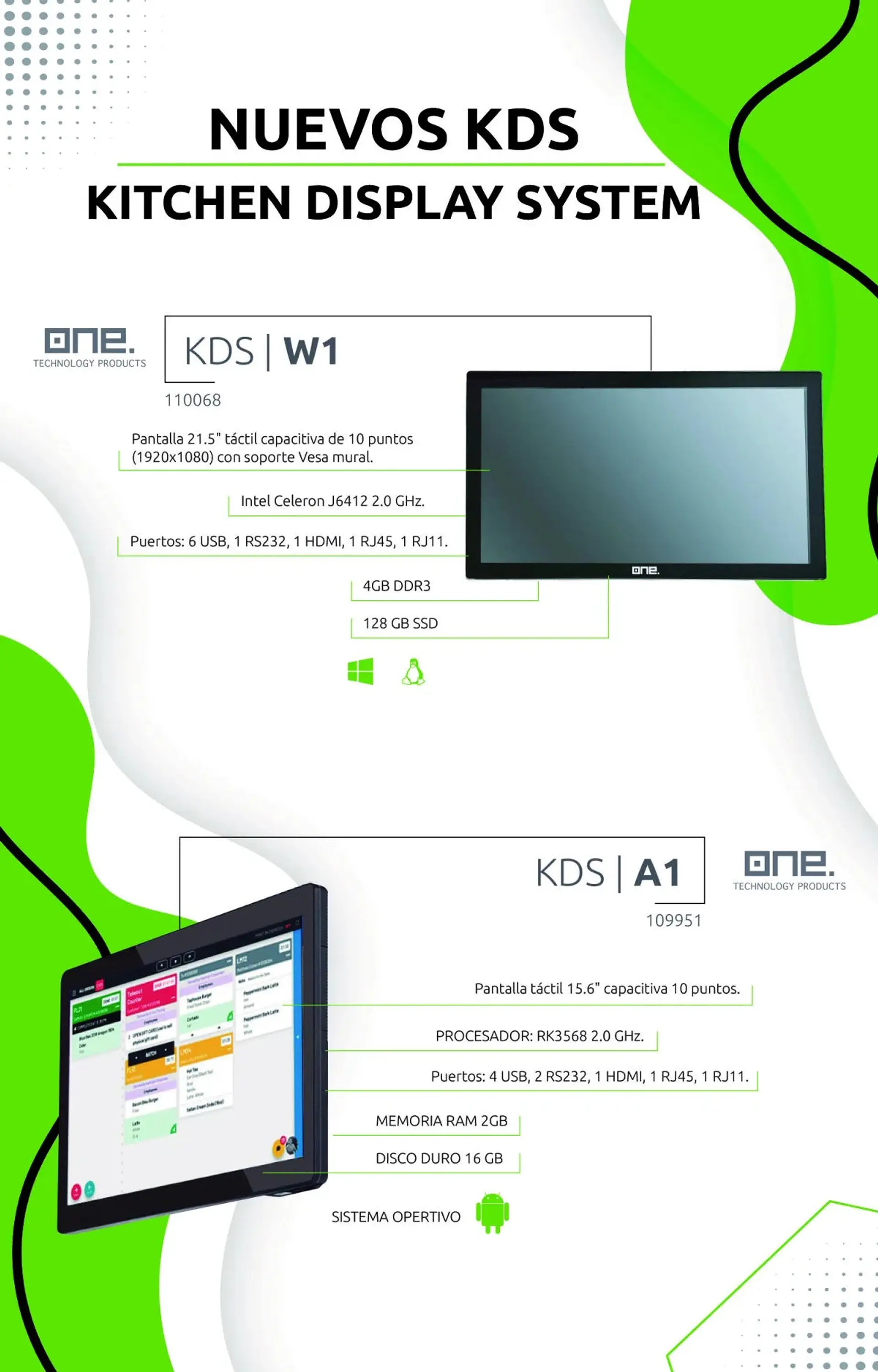 KDS ONE W1 21.5 Windows J6412 4+128 5