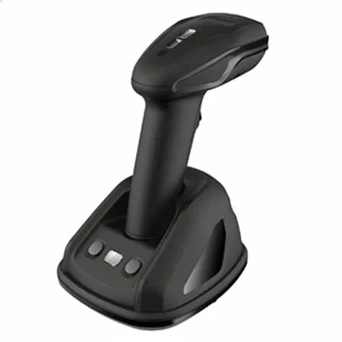 Lector Inalámbrico Well 9332Du | 2D USB Bluetooth Base de Carga POS
