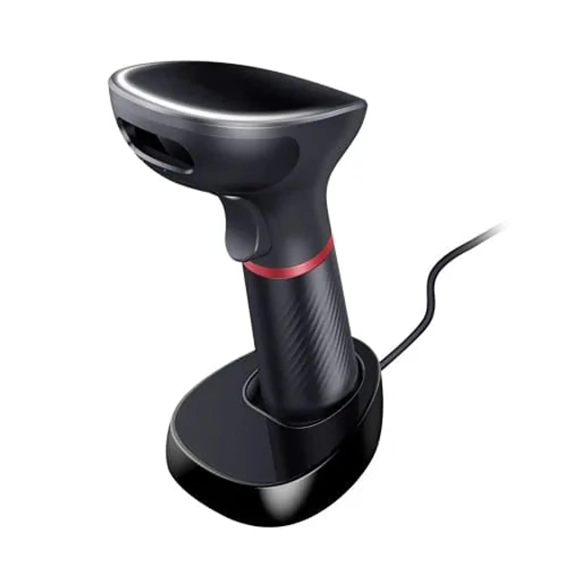 Lector Inalámbrico Barpos 9610 | 2D Bluetooth 2.4G USB Base Recargable 2