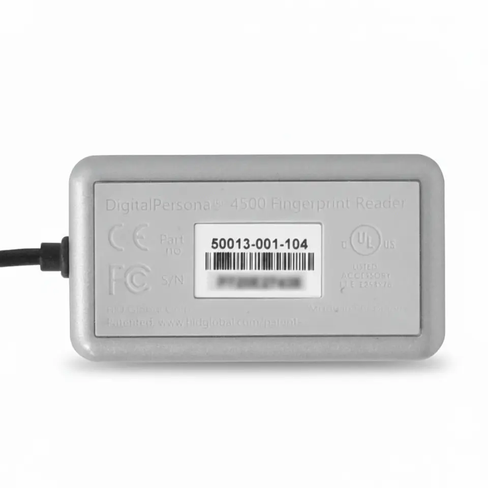 Lector de Huellas Dactilares HID UAREU 4500 | USB 2.0, LED Azul, Tecnología Óptica y Cifrado Biométrico 4