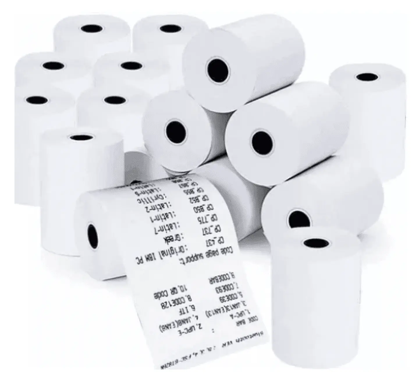 Papel Térmico 57×40 mm Libre de BPA | Caja de 50 Rollos – 48 g/m² para POS 1