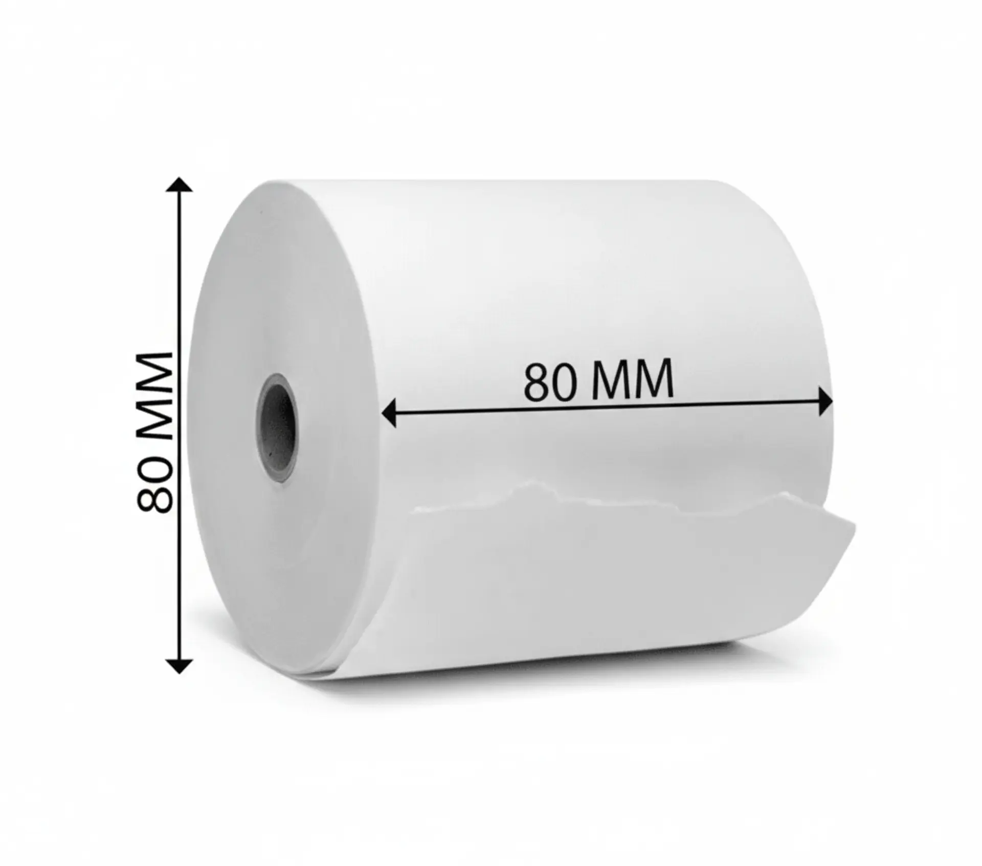 Papel Térmico 80x80mm para Impresora POS | Caja con 50 Rollos 2