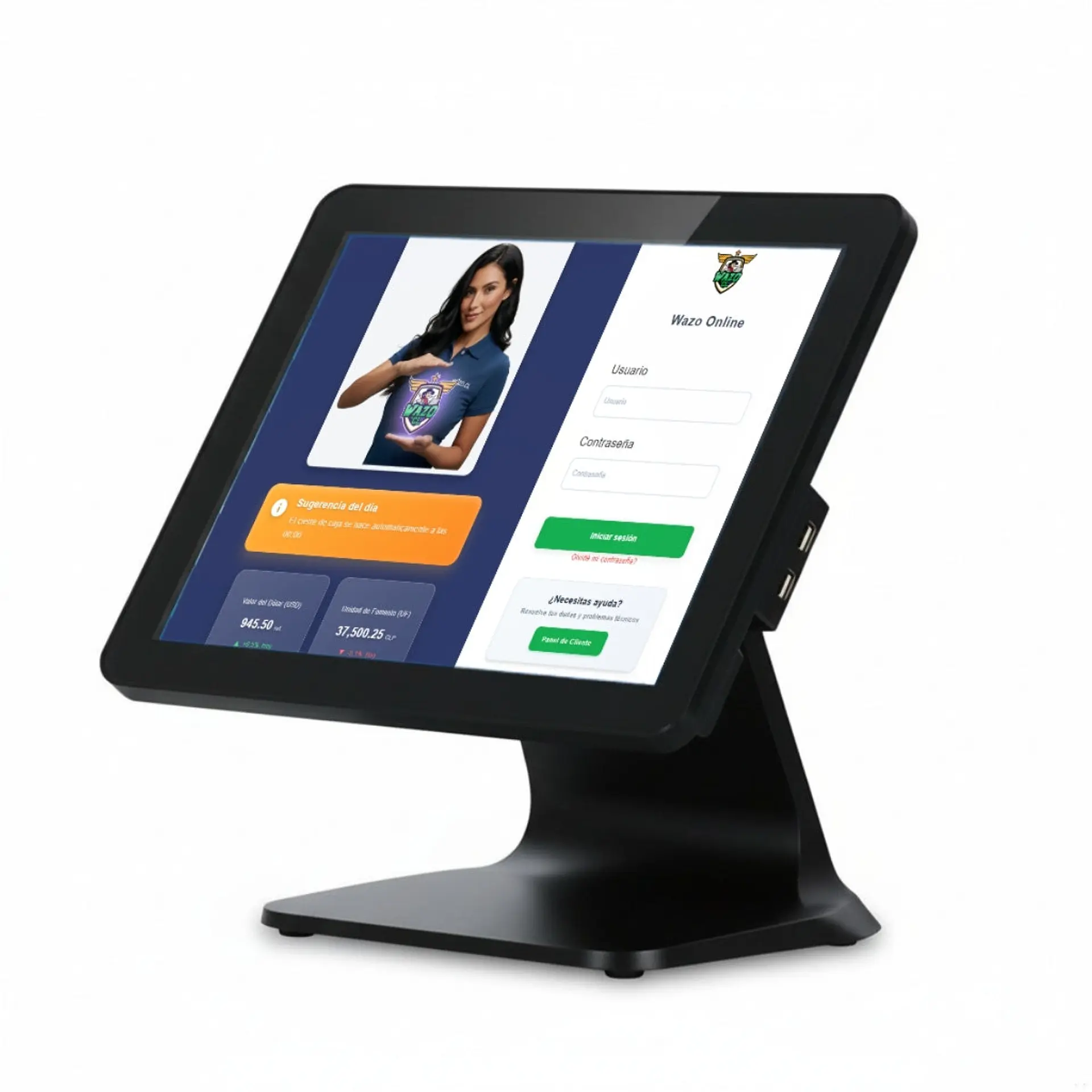 POS ONE T2-7000R 15inch J6412/8GB/256GB WIFI/BT 1