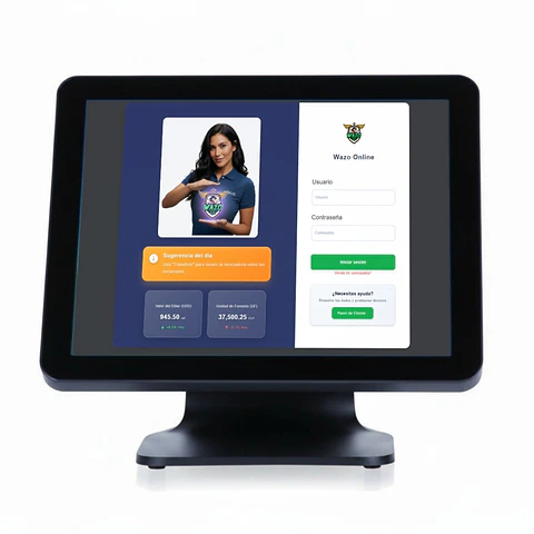 POS All-in-One OneTec T3-7000 | Intel Celeron J4125, 17", 6×USB, RS232, Wi-Fi