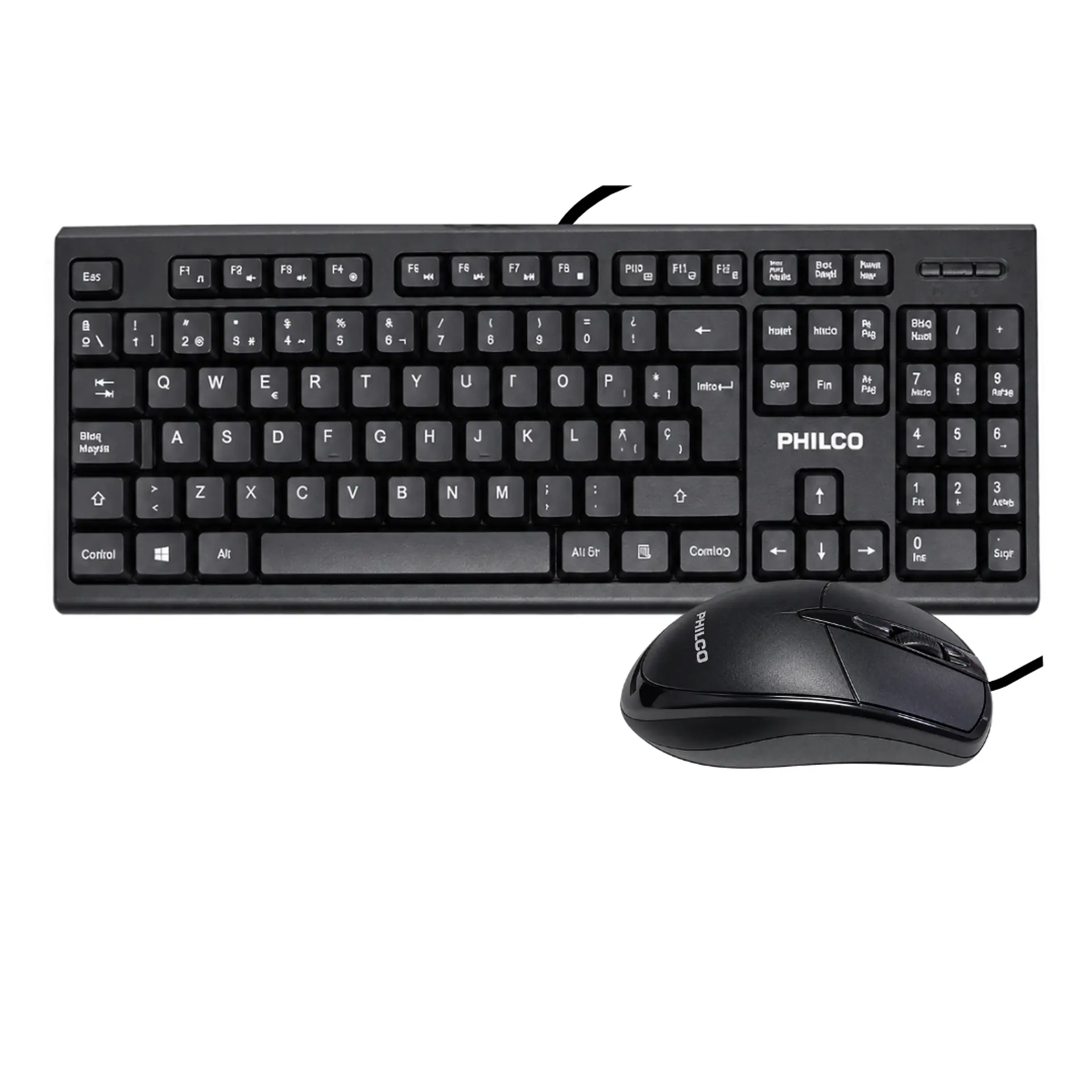Pack Teclado y Mouse Alámbrico Philco 2