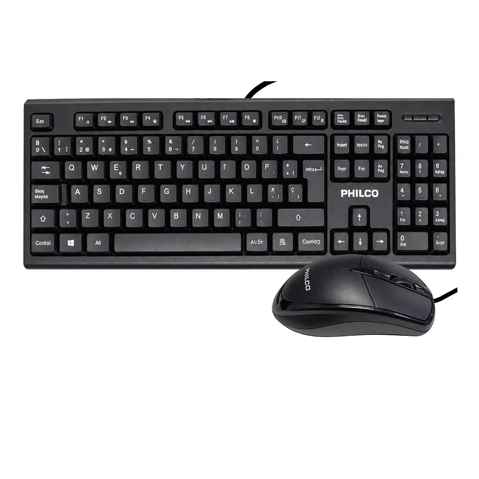 Pack Teclado y Mouse Alámbrico Philco 2