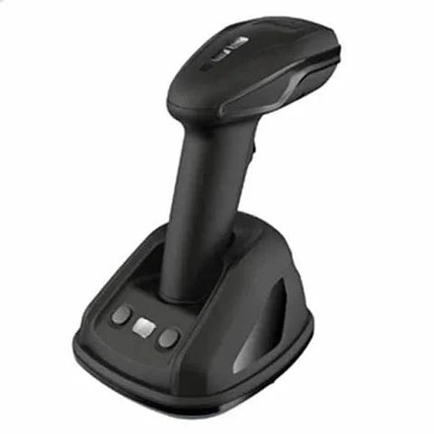 Lector Inalámbrico Well 9332Du | 2D USB Bluetooth Base de Carga POS