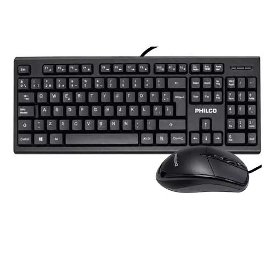 Pack Teclado y Mouse Alámbrico Philco 2
