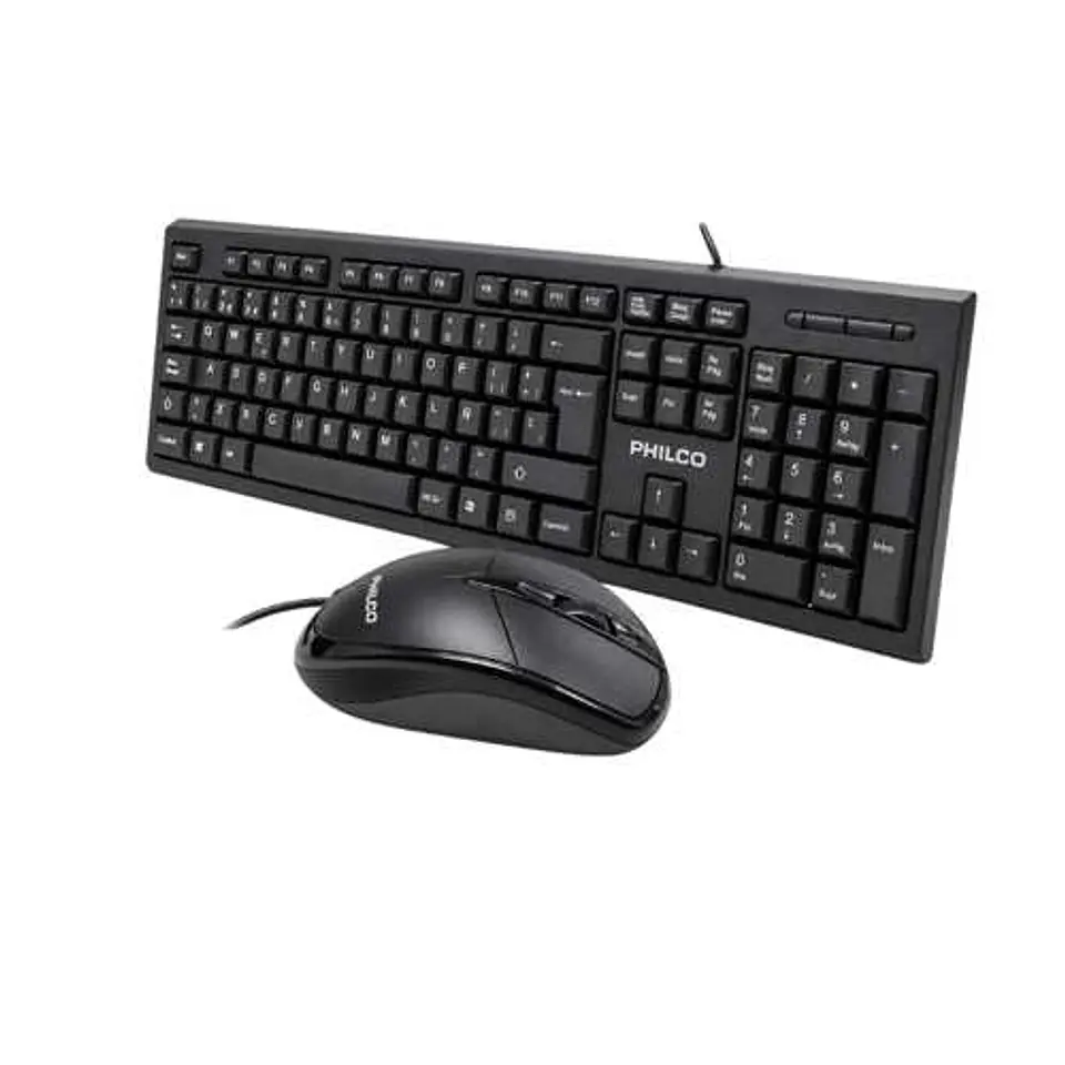 Pack Teclado y Mouse Alámbrico Philco 1