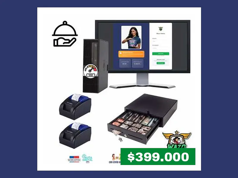 Kit punto de venta doble impresora | food truck $399.000