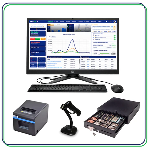 Kit punto de venta Wazo Retail POS 2 80 mm