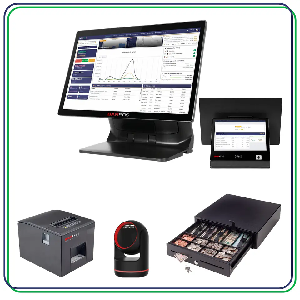 Kit punto de venta Bar POS 2 80 mm 1