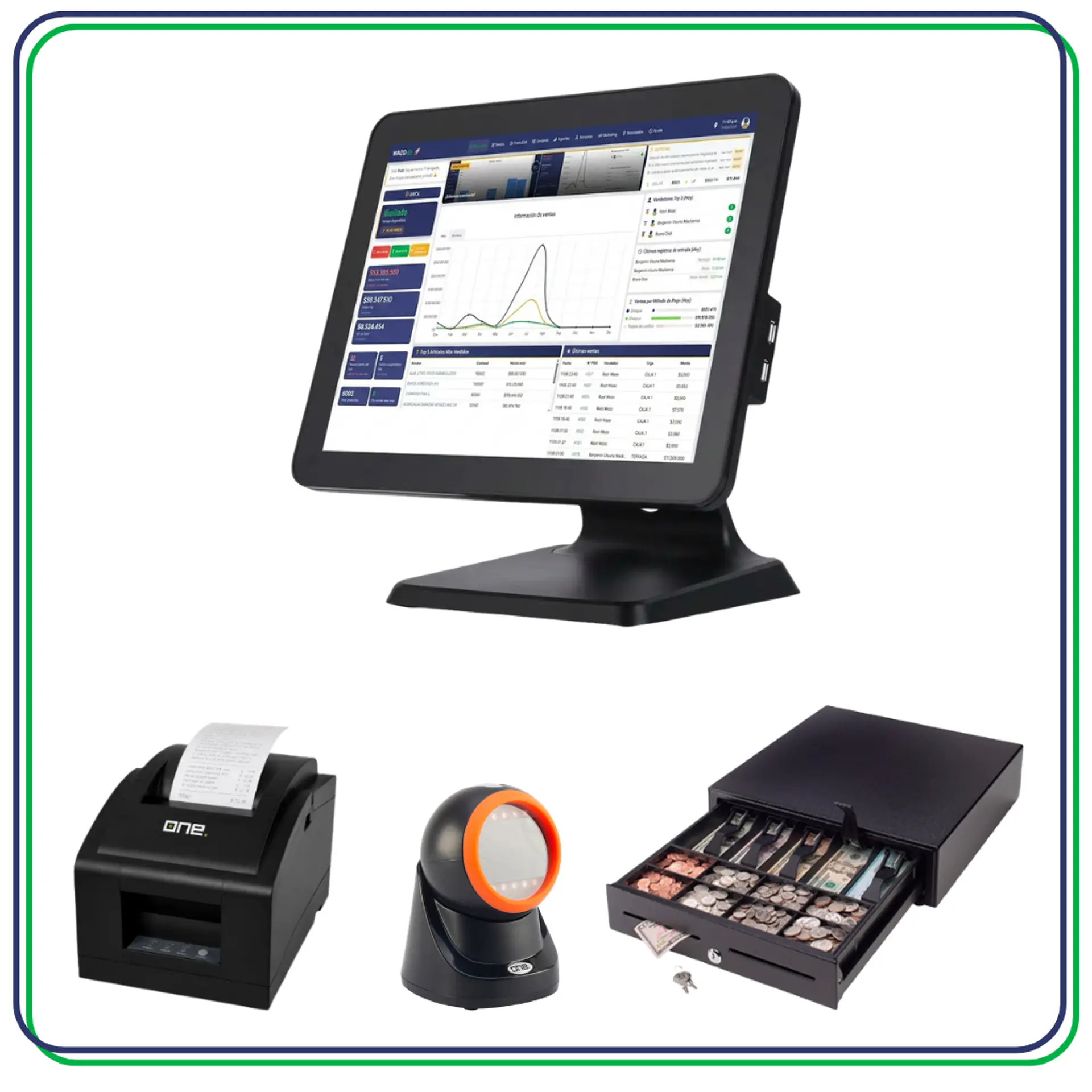 Kit punto de venta One POS 2 1