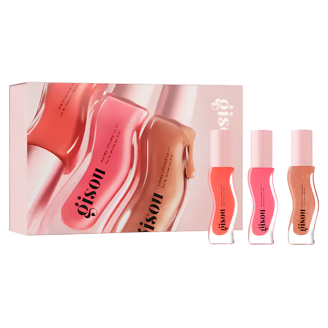 Coffret de Óleos Labiais - Honey Infused Gloss Hour Edition - GISOU 1