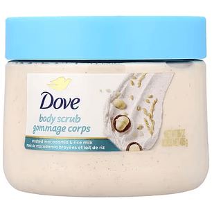 Esfoliante Corporal - Macadâmia Triturada e Leite de Arroz  - DOVE - 425g