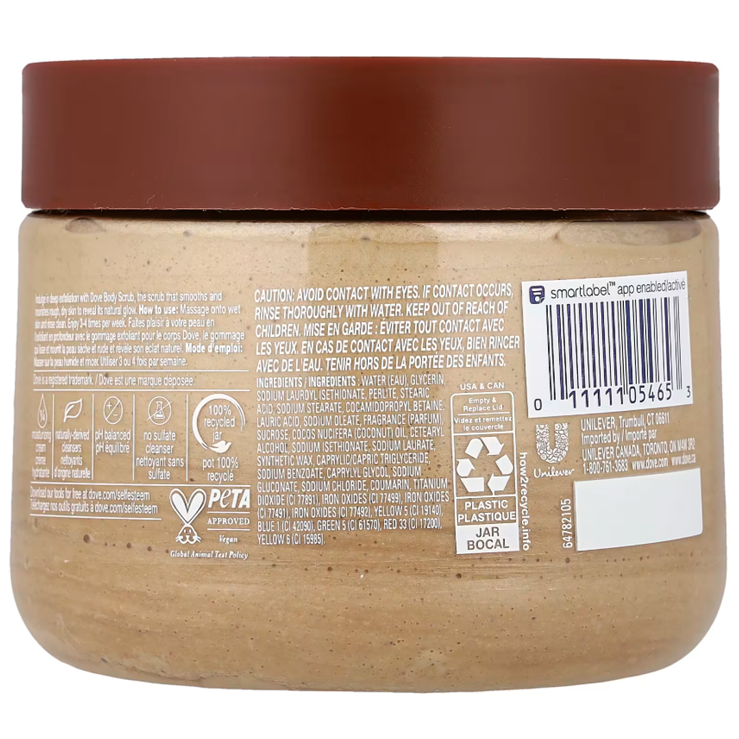 Esfoliante Corporal - Açúcar Mascavo e Manteiga de Coco - DOVE  3