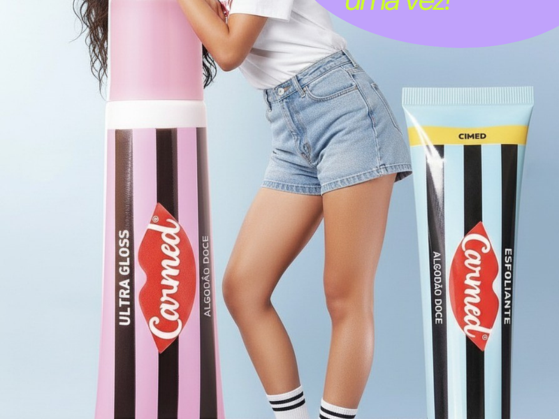 ✨ Lábios de Algodão Doce e Brilho Espelhado: O Kit Carmed SOS Lábios Chegou a Portugal!