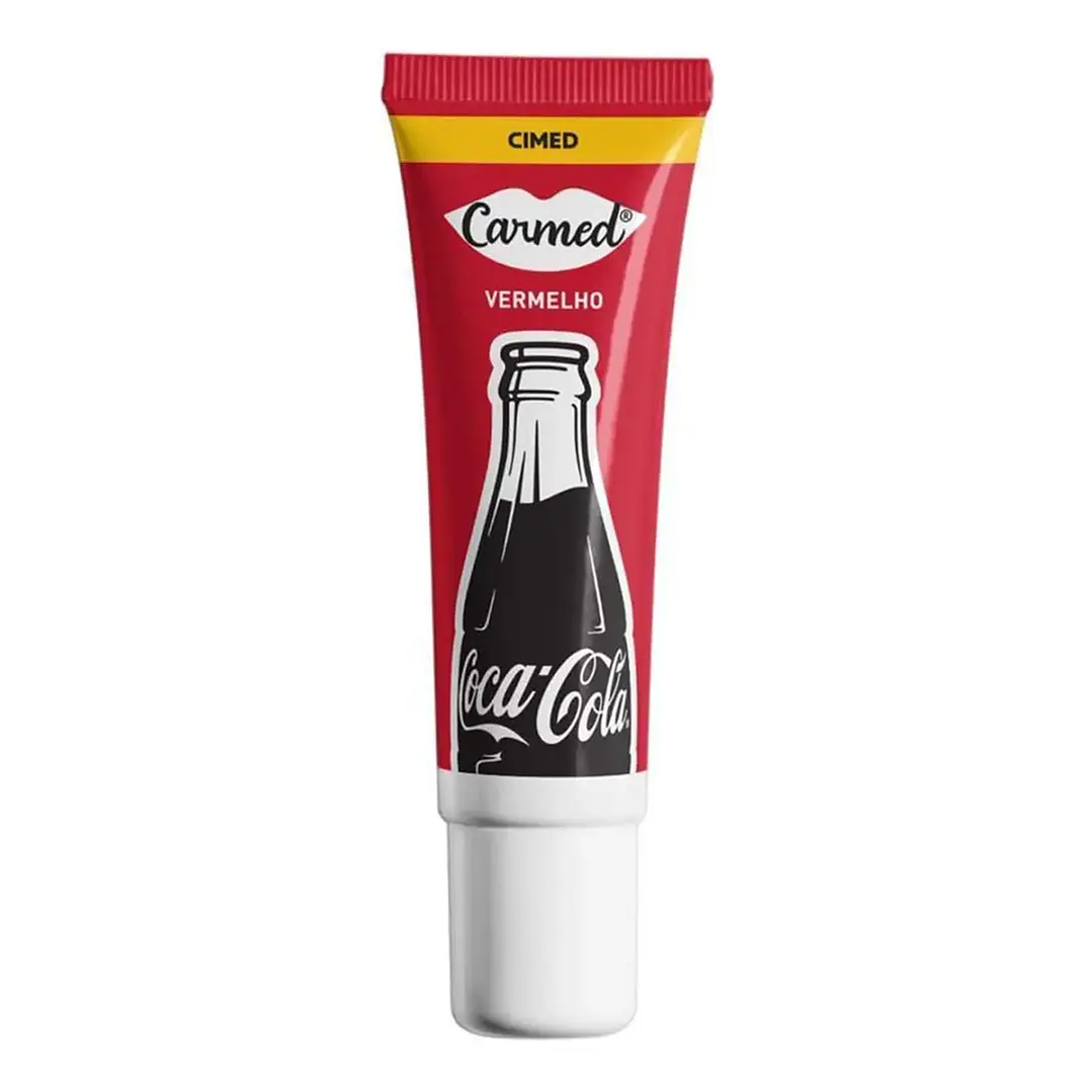 Hidratante Labial - Coca Cola - Vermelho - CARMED 2