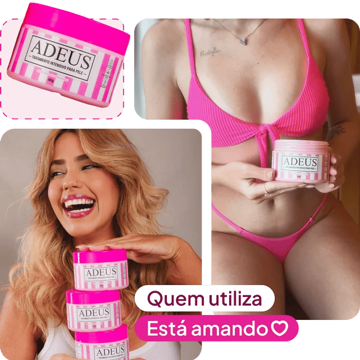 Creme Corporal Multifuncional - Tratamento Intensivo - ADEUS - 300g 2