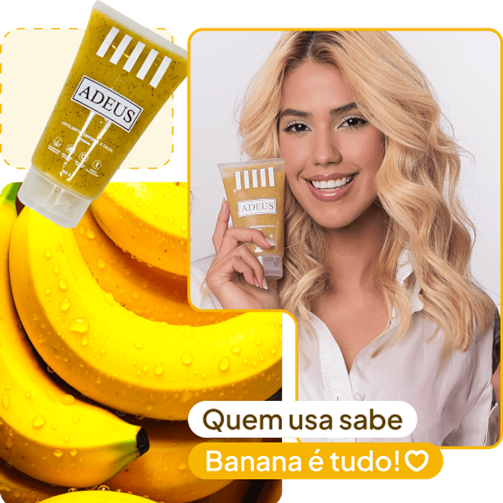 Esfoliante Corporal e Facial - Banana - ADEUS 4