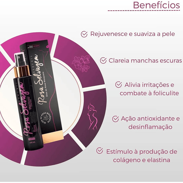 Óleo Corporal - Rosa Mosqueta - ROSA SELVAGEM 4