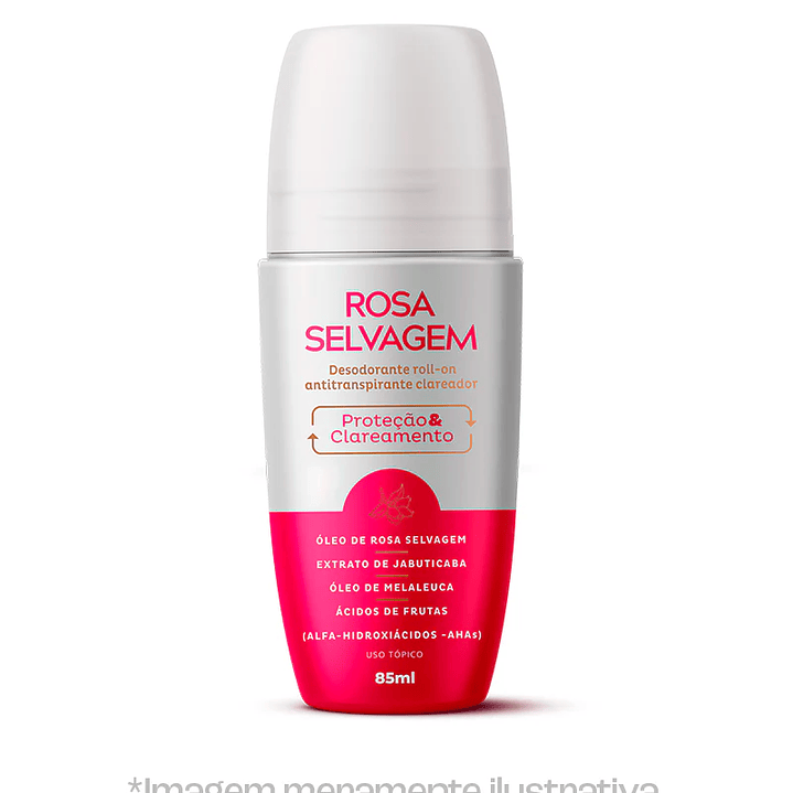 Desodorizante Clareador - Proteção & Clareamento - ROSA SELVAGEM 1