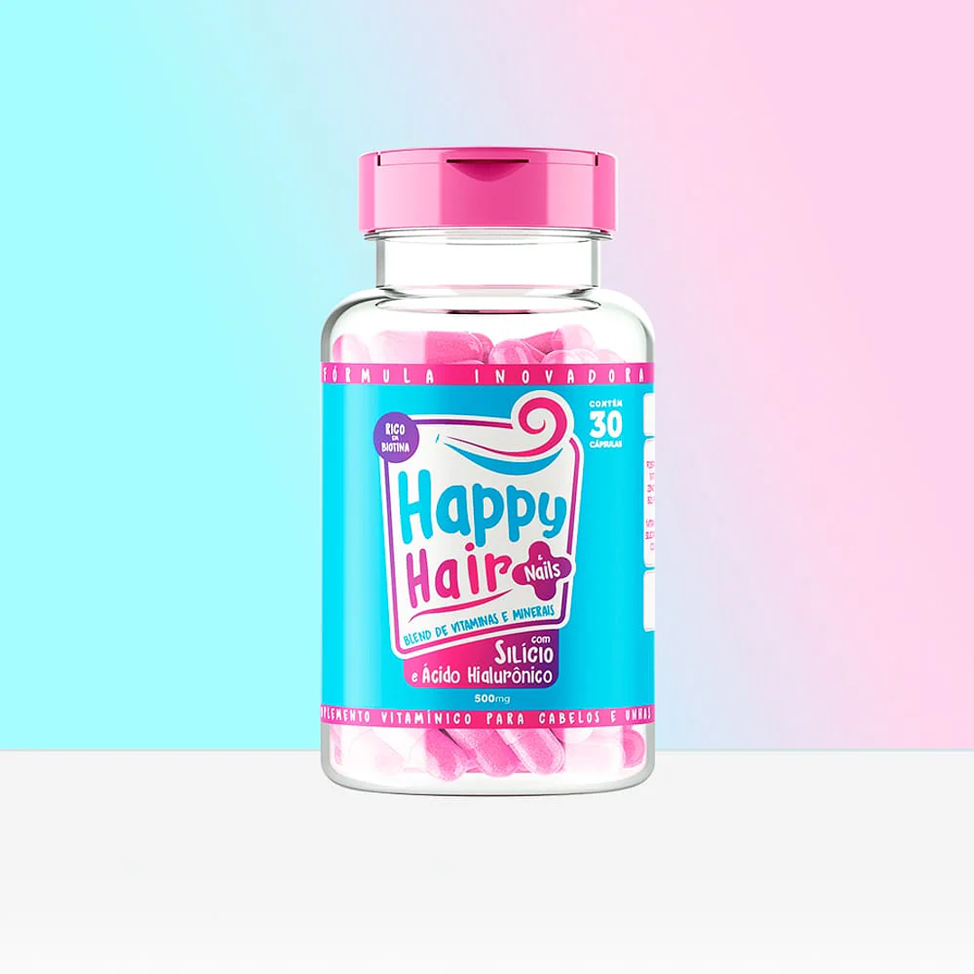 Suplemento Vitamínico - Cabelos e Unhas - Happy Hair 1